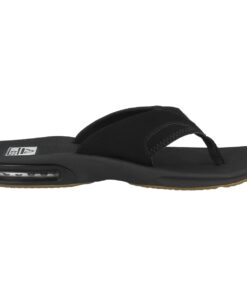 Reef Men's Fanning Flip-Flop 9 Black/Silver 11 41hGjUznsDS