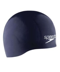 Speedo Silicone Aqua V Swim Cap Medium Blue