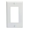 Leviton 80401-WMP 1-Gang Decora/GFCI Device Wallplate, Standard Size, Thermoset, Device Mount, 10-Pack, White 1 Gang 22 41iDcI8TFL