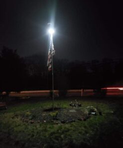 Made in USA Flags Co. - Heavy-Duty Commercial Grade American Flag with PolyMax Polyester, Sewn Stripes, Embroidered Stars & Solid Brass Grommets - Fade-Resistant, All-Weather Flag (4’x6’) 4 by 6 foot 33 41iQanX06ML