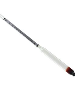 HYDROMETER - ALCOHOL, 0 - 200 PROOF and Tralle 18 41ifOAhx3KL