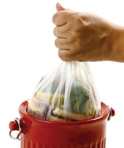 Norpro 100% Compostable Bags, 50 Count (870) , Grey One Pack 12 41iydjx6M2L