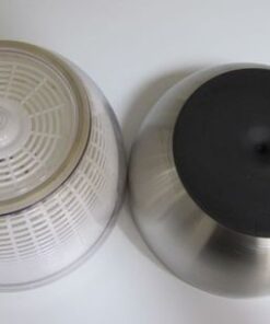 OXO Good Grips Stainless Steel Salad Spinner, 6.34 Qt. 61 41j1D8zfvxL