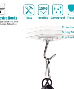KIWI design VR Cable Management for Meta Quest 3/2/1, Ceiling Pulley System for HTC Vive/Vive Pro/Rift/Rift S/Link Cable for Quest/Valve Index VR Accessories (White, 6 Pack) White 17 41j5YuQDswL