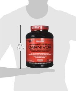 MuscleMeds, Carnivor Beef Protein Isolate Powder 56 Servings, Chocolate, 72 Ounce,4.19 Pound (Pack of 1),002542 56 Servings (Pack of 1) 31 41jMdJvJXRL