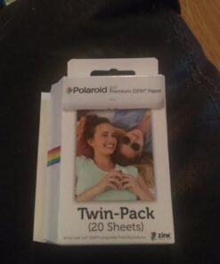 Zink Polaroid 2x3ʺ Premium Zink Zero Photo Paper 20-Pack - Compatible with Polaroid Snap/SnapTouch Instant Print Digital Cameras & Polaroid Zip Mobile Photo Printer 20 Pack Zink Paper 48 41jSNRnqMfL