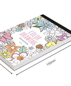 Color Therapy Coloring Books for Adult Relaxation DIY Stationery Cards Set with 32 Designs Coloring Stationery Note Cards Postcards, Hand Drawn Hand Written Greeting Card 46 41jhIJE6zIL