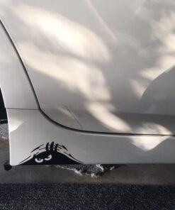 Jackey Awesome® 1 X Peeking Monster Scary Eyes Car Decal/Sticker for Laptop Ipad Window Wall Car Truck Motorcycle (Theft, Black) Theft, Black 21 41k9lKRaQwL