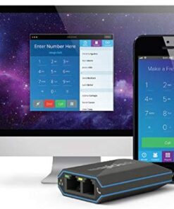 magicJackGO 2017 VOIP Phone Adapter Portable Home and On-The-Go Digital Phone Service. Make Unlimited Local & Long Distance Calls to The U. S. and Canada. NO Monthly Bill. 2017 (1 Pack) 32 41kGIb4O0uL