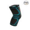 AthMedix Knee Compression Sleeve - Support Brace for Sports, Running, Exercise, Injury Recovery, Arthritis, Joint Pain Relief - Single 17 41kKuhB64L