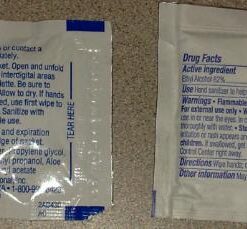 Sani-Hands Instant Hand Sanitizing Wipes - Ethyl Alcohol Wipes with Aloe, Vitamin E, Wrapped for Travel, Home, Outdoor - Individual Packet, 5 in. x 8 in., 100 Wipes, 1 Pack 24 41kP4qSykL