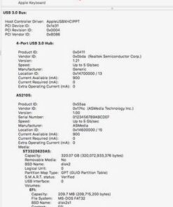 Anker 4-Port USB 3.0 Ultra Slim Data Hub for Macbook, Mac Pro/mini, iMac, Surface Pro, XPS, Notebook PC, USB Flash Drives, Mobile HDD, and More 0.7 ft USB-A 3.0 65 41kZE0oWEAL