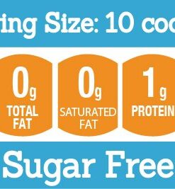 Alternative view of Krunchy Melts – Sugar Free Meringues – Vanilla Flavor – 2 Oz Tub