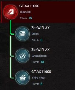 ASUS ROG Rapture WiFi 6 Wireless Gaming Router (GT-AX11000) - Tri-Band 10 Gigabit, 1.8GHz Quad-Core CPU, WTFast, 2.5G Port, AiMesh Compatible, Included Lifetime Internet Security, AURA RGB AX11000 | WiFi 6 | 2.5G Port 47 41l04SMgvBL
