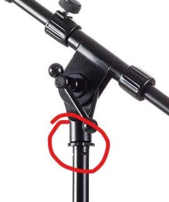 Hola! Music Mic Stand w/Adjustable Height for Home, Studio, Office or Stage Use - Standard Clutch Single Unit Standard Clutch - 1 Unit 52 41lI2eqM4SL