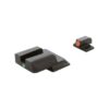 AMERIGLO i-Dot Sight Set, Compatible with Smith & Wesson M&P Shield (Excludes EZ) | Durable High-Performance Green Tritium Front & Rear Night Sights Green/Orange