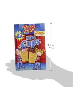 Joy Mini Cups; Mini Ice Cream Cones for Kids, 42 Count (2 Boxes (84 cones)) 1.6 OZ (45G) 14 41lSZYvbqIL