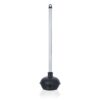NEIKO 60166A Toilet Plunger with Patented All-Angle Design, Heavy-Duty Toilet Bowl Plunger with Aluminum Handle, Bathroom Necessity , Black, 1-Pack 1 Piece