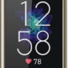 Fitbit Luxe-Fitness and Wellness-Tracker with Stress Management, Sleep-Tracking and 24/7 Heart Rate, One Size S L Bands Included, Lunar White/Soft Gold Stainless Steel, 1 Count Tracker