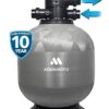 Aquamoto EcoPixel 24" Fiberglass Pool Filter with 2" Valve 24" Diameter Filter 43 41lzxP780fL