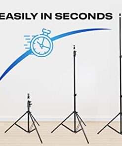 Skywin VR Tripod Stand - 2 Pack, HTC Vive Compatible Sensor Stand and Base Station for Vive Sensors or Oculus Rift Constellation (Black) Black 27 41m2mQcGrEL