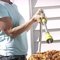 The Relaxed Gardener Watering Wand - 15" Garden Hose Nozzle Sprayer 8 Adjustable Spray Patterns and Thumb Control Shut Off Valve 28 41m721h8R L