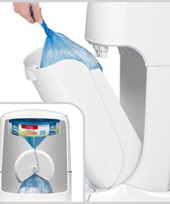 Playtex Diaper Genie Complete Diaper Pail with Odor Lock Technology, White 24 41mAuFdwAzL