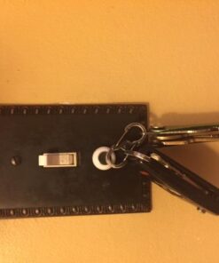 KeySmart KeyCatch - A Modern Magnetic Key Rack - Easy Installation Key Holder - Screws Into Lightswitch Panel - Strong Magnet (6-Pack) 52 41mC9FCMy6L