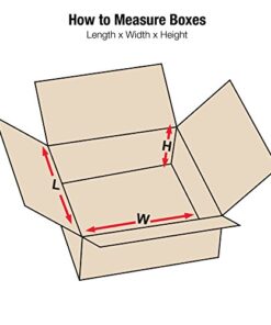 AVIDITI 13 x 13 x 6 Corrugated Cardboard Boxes, Flat 13"L x 13"W x 6"H, Pack of 25 | Shipping, Packaging, Moving, Storage Box for Home or Business, Strong Wholesale Bulk Boxes 8 41mMaMsTsML
