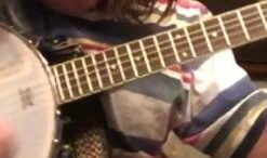 Jameson Guitars 5-String Banjo 24 Bracket with Closed Solid Back and Geared 5th Tuner Banjo only 45 41mTB4yETAL