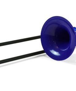 pBone pInstrument Plastic Trombone - Mouthpiece & Carrying Bag - Lightweight Versatile, Comfortable Grip - Bb Authentic Sound for Student & Beginner - kids instruments - ABS Construction - Blue 7 41n fE65gaL
