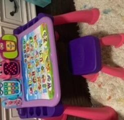 VTech Touch and Learn Activity Desk Deluxe, Pink Standard Packaging 31 41nIiRrsCBL