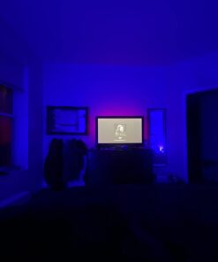 Nexlux LED Lights for 58 Inch TV, Backlight 8.2ft USB LED Light Strip Indoor Use APP Controlled with Remote, DIY Colors TV LED for Gaming Lights RGB for 32Inch-58Inch 37 41nJFEggbL