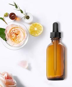 Yesker Amber Glass Bottles (Pack of 6) for Essential Oils with Glass Eye Dropper, 2 Ounce Capacity 6 Pack 24 41nNMKrzZCL