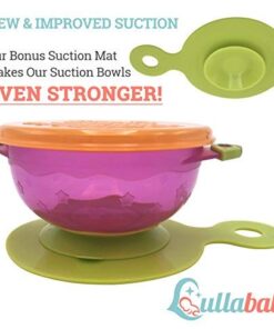 Best Suction Baby Bowls for Toddlers-Toddler Bowls Baby Feeding Set with Baby Utensils | Bonus Baby Spoons and Baby Fork | to Go Baby Bowl with Secure Lids | Suction Plates | BPA Free Suction Bowl 20 41noh98XGL