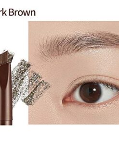 ETUDE Drawing Eye Brow 0.25g #1 Dark Brown | Long Lasting Eyebrow Pencil | Soft Textured Natural Daily Look Eyebrow Makeup 1 Count (Pack of 1) 21 41o 7AqkKsL