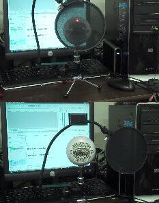 Nady MPF-6 6-Inch Clamp On Microphone Pop Filter with Flexible Gooseneck and Metal Stabilizing Arm Pop Filter with Stablizing Arm 25 41o10NIN6ZL