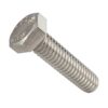 10-32 x 3/4" Hex Head Cap Screw Bolts, External Hex Drive, Stainless Steel 18-8, Full Thread, Bright Finish, Flat Point, Quantity 100 29 41oGygljoKL
