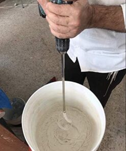 Edward Tools Paint and Mud Mixer for drill in 1 to 5 gallon buckets - Fits all standard drills - Zinc plated steel - Reinforced weld - Hex head for non slip - Easy to clean - Paint mixer attachment 15 41oLZat8aNL