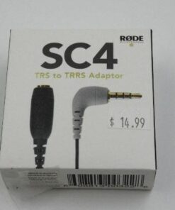 Alternative view of Rode SC4 3.5mm TRS to TRRS Microphone Cable Adaptor, 3 Inches