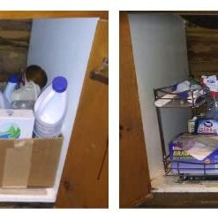 LYNK PROFESSIONAL® Slide Out Under Sink Cabinet Organizer - 11.5 in. wide x 18 inch deep - Sliding Pull Out Shelf for Inside Kitchen Cabinet or Under Sink - Lifetime Limited Warranty – Chrome 11.5x18 Chrome 50 41oinLB2kCL