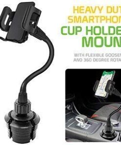 Car Cup Holder Phone Mount, Phone Holder Mount Cradle Compatible for Apple iPhones, Samsung Galaxy, LG, Moto Series Google Pixel Smartphones (Goose Neck) Goose Neck 17 41om9usUvmL