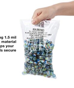 PaknSeal Clear 6x9 Self Seal Poly Bags, Suffocation Warning (100 Count) 9 41oqUvNnVWL