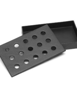 Outset Q177 Smoker Gas Grill, 5.25" x 8.25" x 1.25", Wood Chip Smoking Box: Cast Iron 10 41pBVJbBzGL