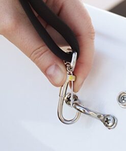 Summerset Elite Bimini Top by Eevelle | 3 Bow Boat Canvas Top | 1" Aluminum Frame and Hardware | Sunlight Protected | 46" Tall (Black, 6'L x 46" H x 85"-90") 11 41pCKA8v7L