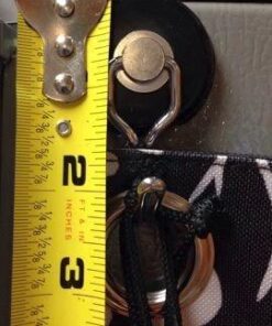 Master Magnetics 7580 Magnetic Hook Organizer Rotating Swing Hook 65 Pound Pull Force 1.47Diameter 0.54Thick Black 39 41pCMY2WfAL