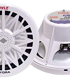 Alternative view of Pyle 10-Inch Outdoor Marine Audio Subwoofer - 500 Watt Single White Waterproof Bass Loud Speaker For Marine Stereo Sound System, Under Helm or Box Case Mount in Small Boat, Water Vehicle - PLMRW10