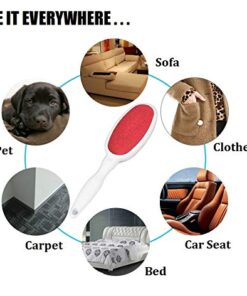 2 Pack Magic Lint Brush,Reusable Double Sided Lint Removal Brush for Clothes Pet Hair Couch Carpet Furniture 2 17 41pIMBhechL