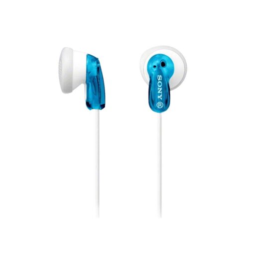 Sony MDRE9LP/BLU Earbud Headphones, Blue 1 Count (Pack of 1) Standard Packaging