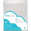PUREgrace Crib Mattress Protector, Breathable Tencel Cover, Sensitive Skin Friendly Waterproof Pad 4 41qEio8IUhL